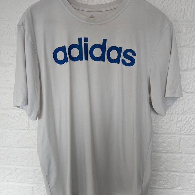 Adidas Men's T-shirt - White - L on Productcaster.