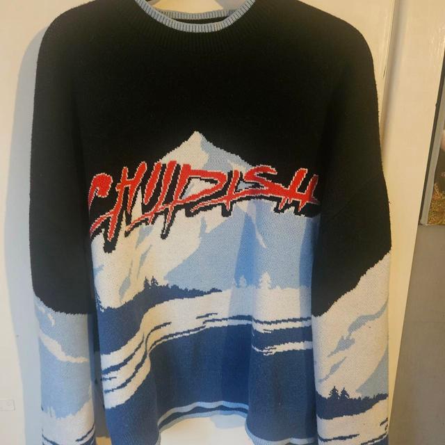 Men's Jumper - Multi/Black - M on Productcaster.