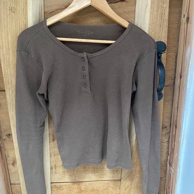 Brandy Melville Women's Shirt - Brown - S on Productcaster.