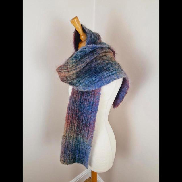 Women's Scarf - Blue/Purple on Productcaster.