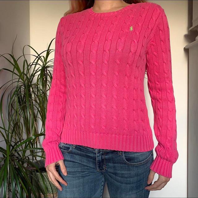 Ralph Lauren Women's Jumper - Pink - M on Productcaster.