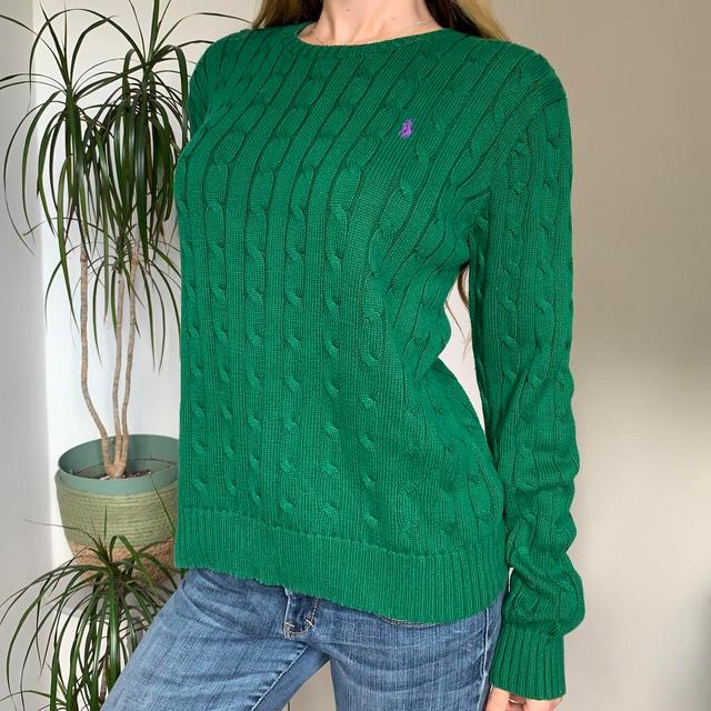 Polo Ralph Lauren Women's Jumper - Green - XL on Productcaster.