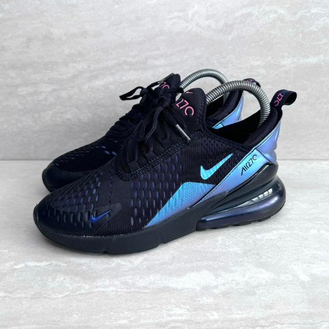 Nike Women's Trainers - Black/Blue - UK 4 on Productcaster.