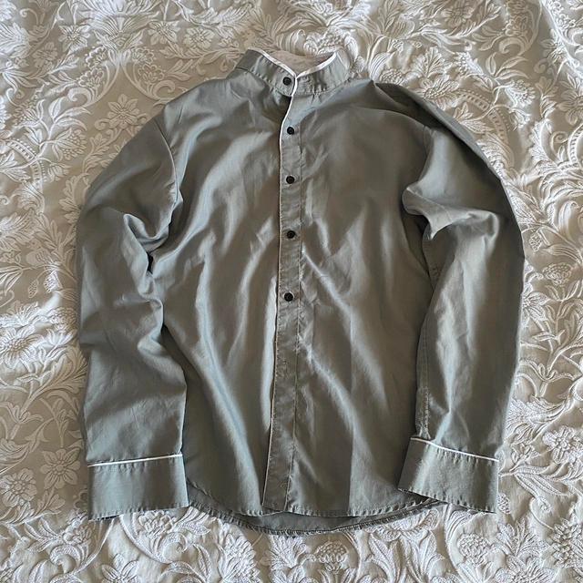 Men's Shirt - Green/Grey - S on Productcaster.