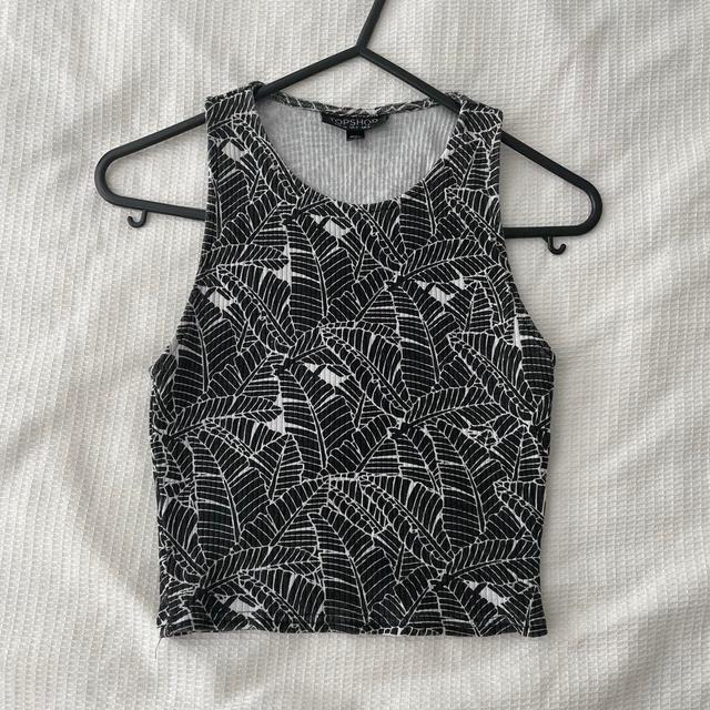 Topshop Women's Crop top - Black - 6 on Productcaster.