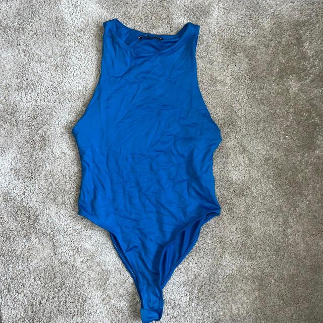 Zara Women's Bodysuit - Blue - S on Productcaster.