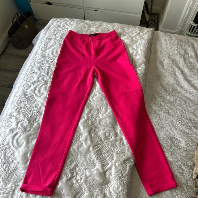 I Saw It First Women's Slim Trousers - Pink - UK 8 on Productcaster.