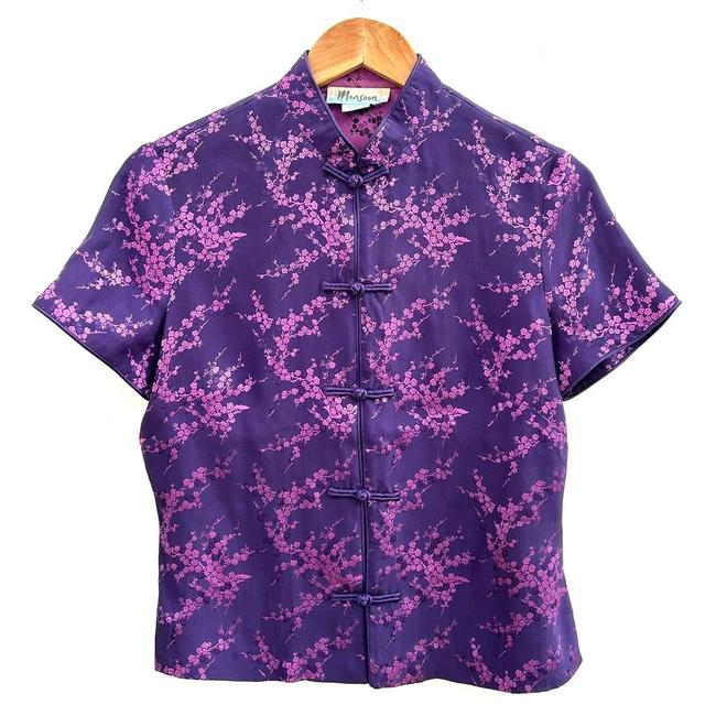 Monsoon Women's Blouse - Purple - 12 on Productcaster.