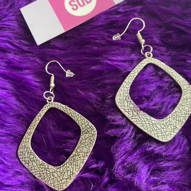 Women's Earrings - Silver on Productcaster.