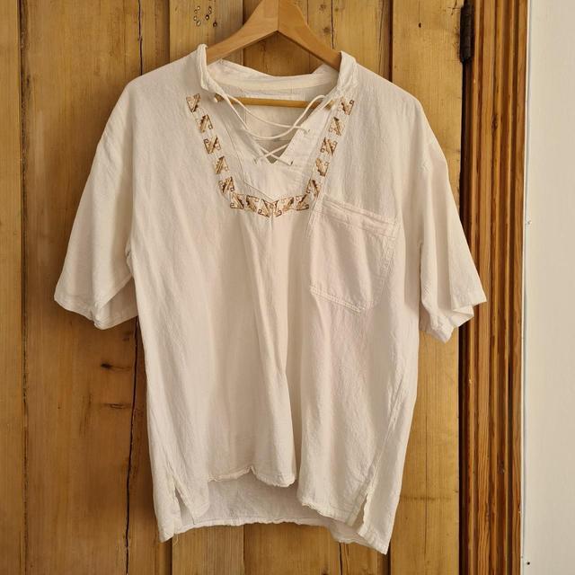 Women's Shirt - Cream - 8 on Productcaster.