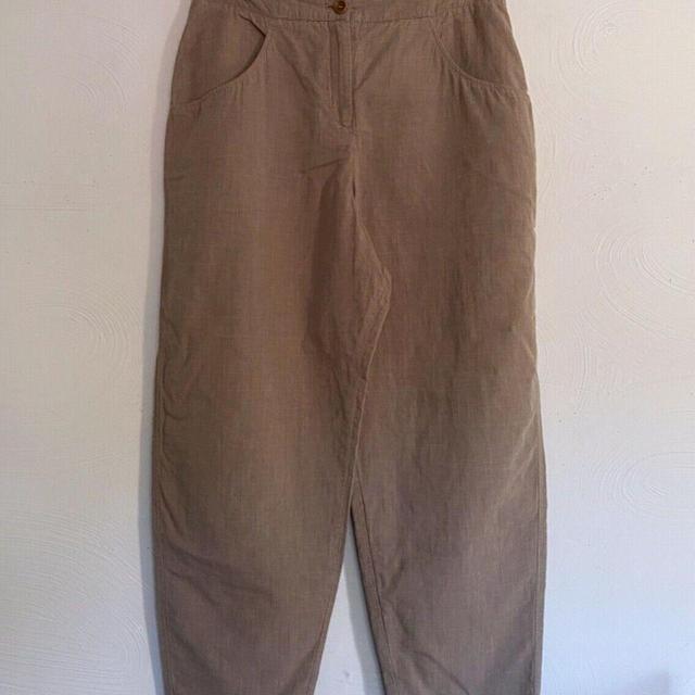 Preloved Women's Trousers - Brown - UK 12 on Productcaster.