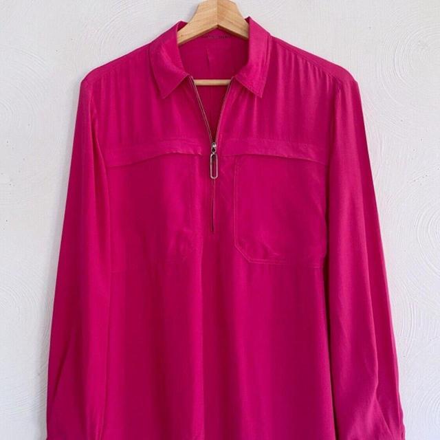 Preloved Women's Shirt - Pink - 10 on Productcaster.