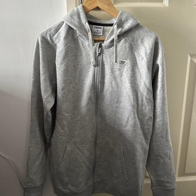 Gymshark Men's Hoodie - Grey - M on Productcaster.