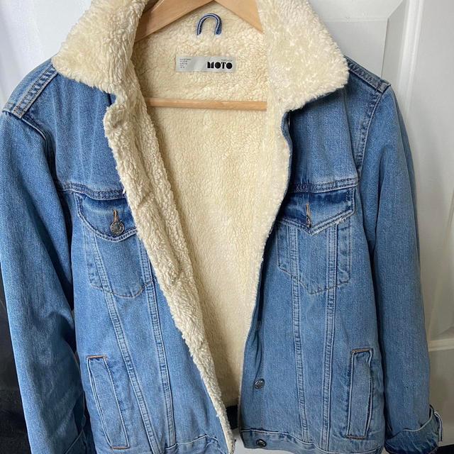 Topshop Women's Jacket - Blue - UK 10 on Productcaster.