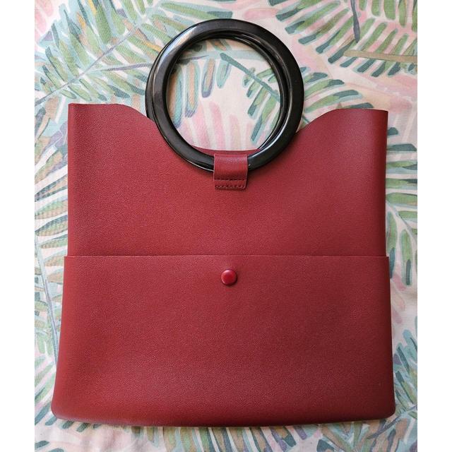 Topshop Women's Bag - Burgundy on Productcaster.