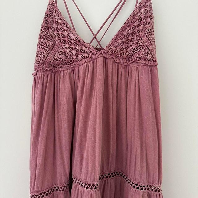 Urban Outfitters Women's Dress - Pink - L on Productcaster.