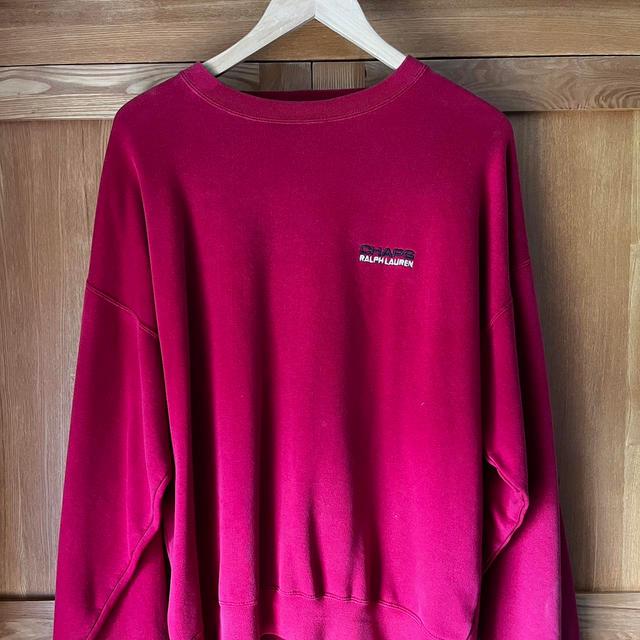 Ralph Lauren Men's Sweatshirt - Red - M on Productcaster.