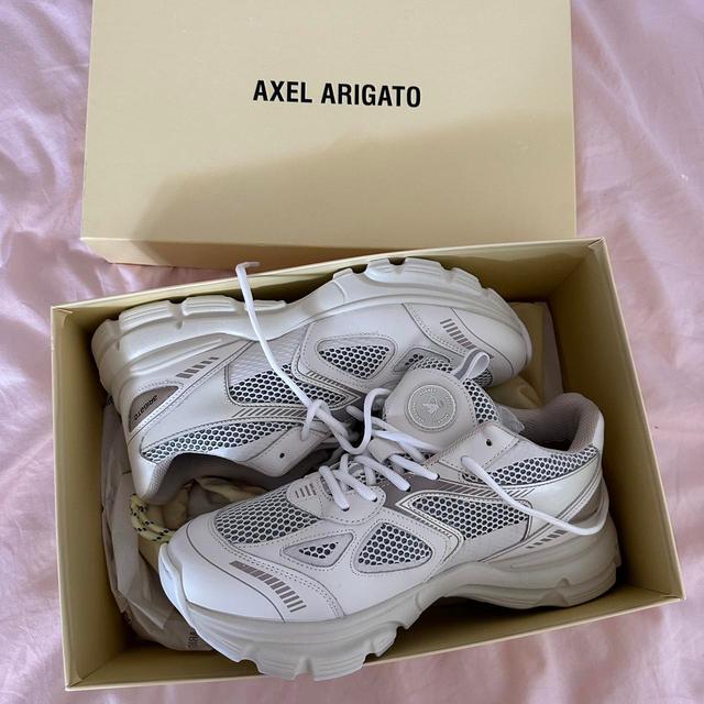 Axel Arigato Women's Trainers - Cream - UK 8 on Productcaster.