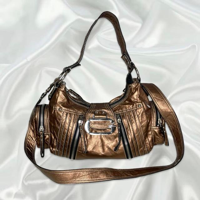 Guess Women's Shoulder bags - Brown/Gold on Productcaster.