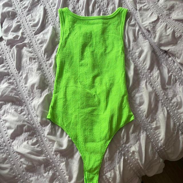 Bershka Women's Bodysuit - Green - XS on Productcaster.