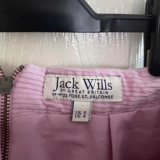 Jack Wills Women's Corduroy Skirt - Pink - UK 8 on Productcaster.