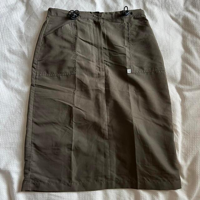 Women's Skirt - Khaki - UK 10 on Productcaster.