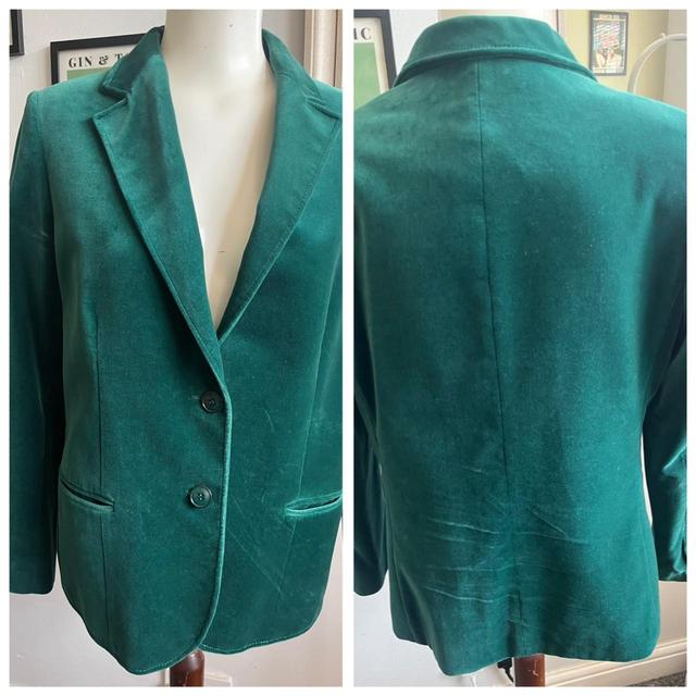 St Michael Women's Blazer Jacket - Green - UK 12 on Productcaster.