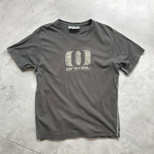 Animal Men's T-shirt - Khaki/White - L on Productcaster.