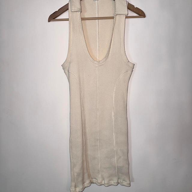 Urban Outfitters Women's Dress - Cream/Tan - 10 on Productcaster.