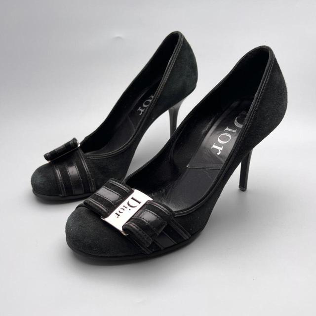 Christian Dior Women's Courts - Black/Silver - UK 3 on Productcaster.