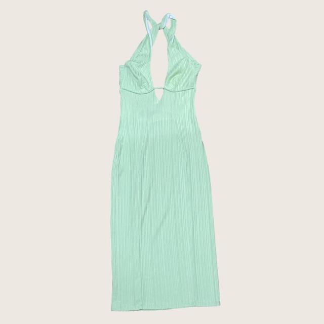 Preloved Women's Bodycon Dress - Green - M on Productcaster.