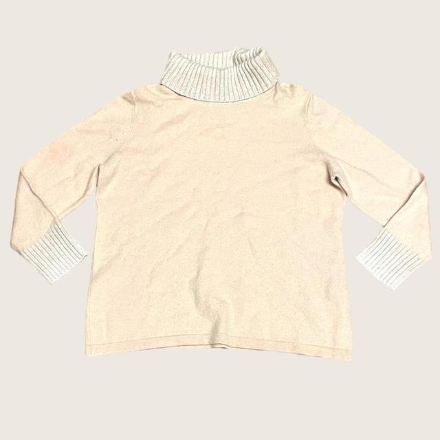 Preloved Women's Sweatshirt - Cream - M on Productcaster.