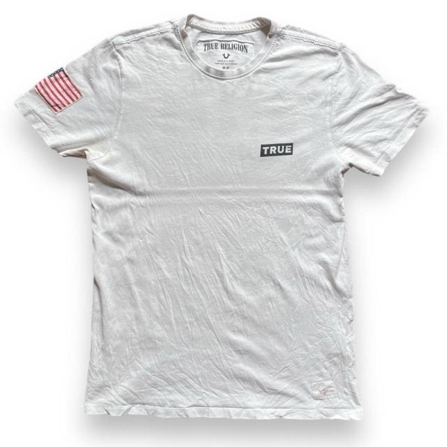 True Religion Men's T-shirt - White - M on Productcaster.