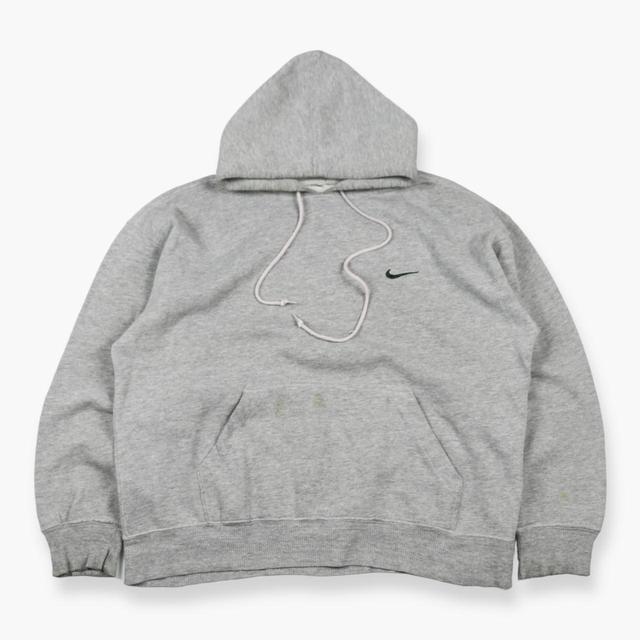 Nike Men's Hoodie - Grey - M on Productcaster.