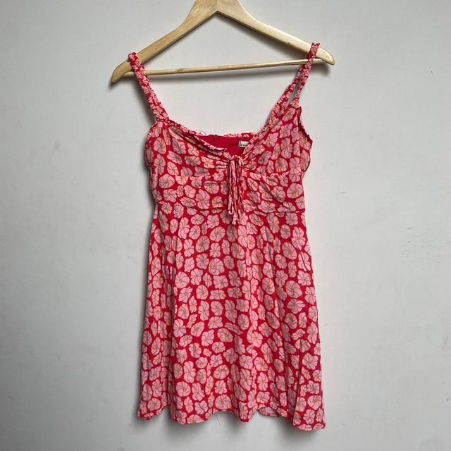 Pull&Bear Women's A-line Dress - Pink/Red - M on Productcaster.