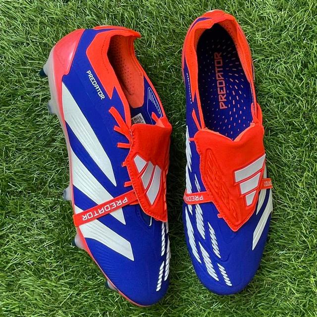 Adidas Men's Boots - Red/Blue - UK 11 on Productcaster.