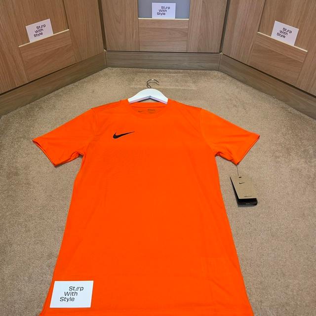 Nike Men's T-shirt - Orange - L on Productcaster.