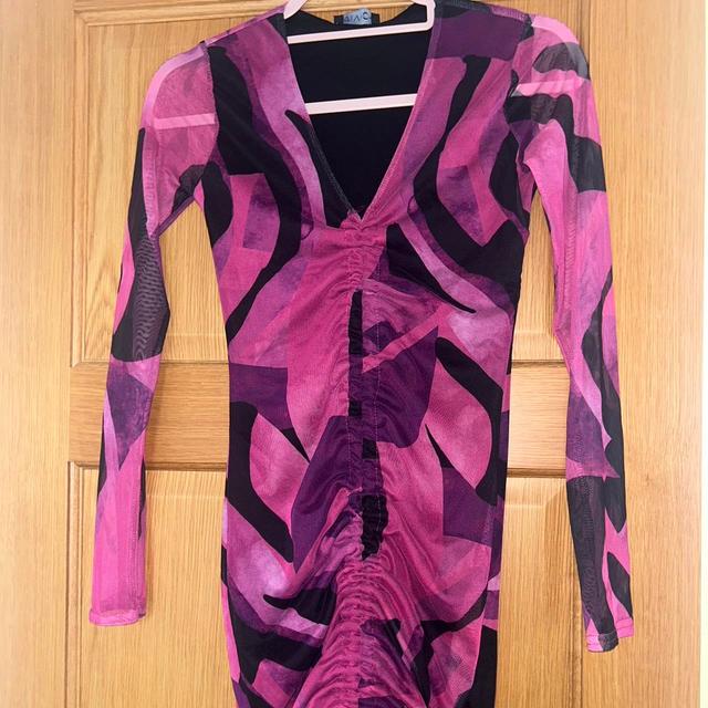 Women's Bodycon Dress - Purple/Multi - 6 on Productcaster.