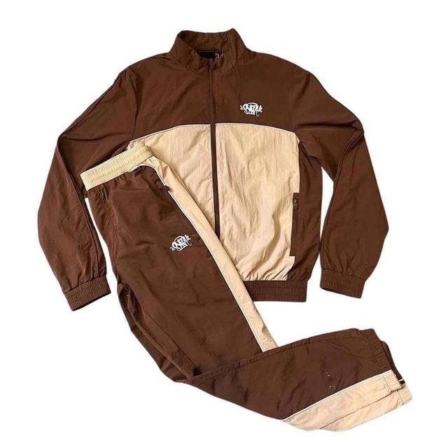 Syna Men's Hoodie - Brown - L on Productcaster.