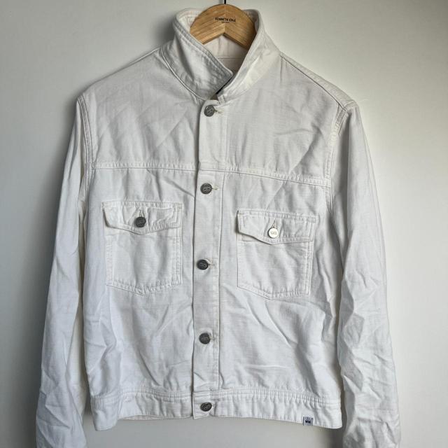 Wood Wood Men's Shacket Jacket - White - S on Productcaster.