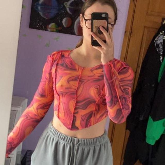 Women's Crop top - Orange - S on Productcaster.