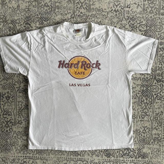 Hard Rock Cafe Men's T-shirt - White - XL on Productcaster.