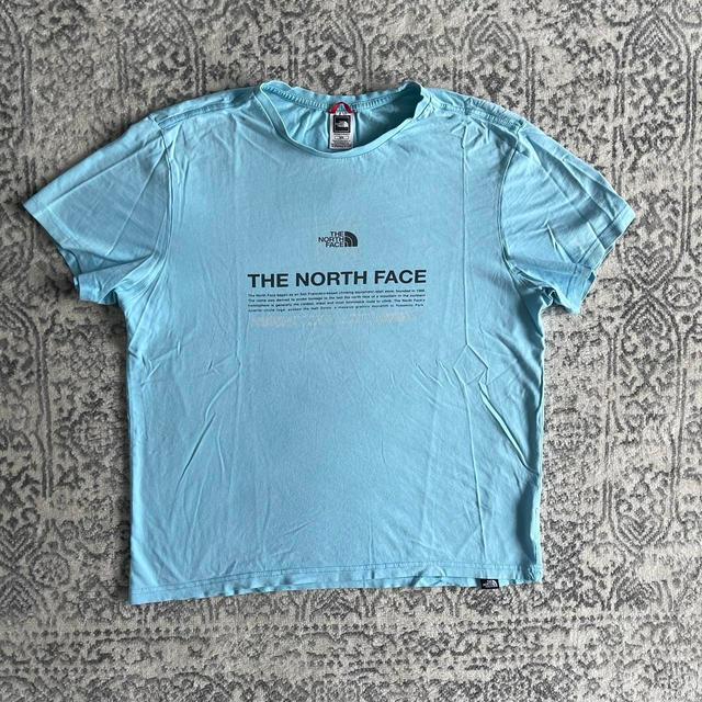 The North Face Men's T-shirt - Blue/Black - M on Productcaster.