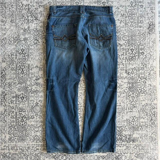 DKNY Men's Faded Jeans - Blue - 36" on Productcaster.