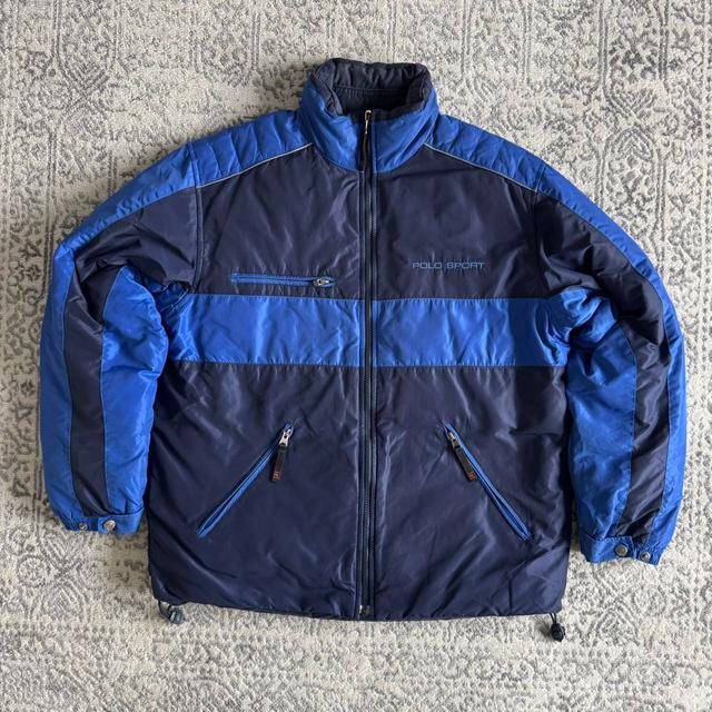 Polo Sport Men's Puffer - Blue/Navy - M on Productcaster.