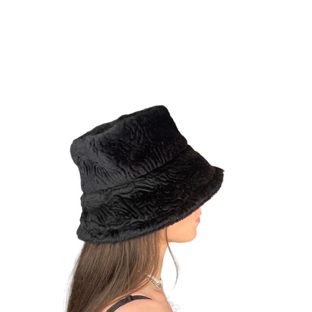 Vintage Women's Bucket hats - Black on Productcaster.