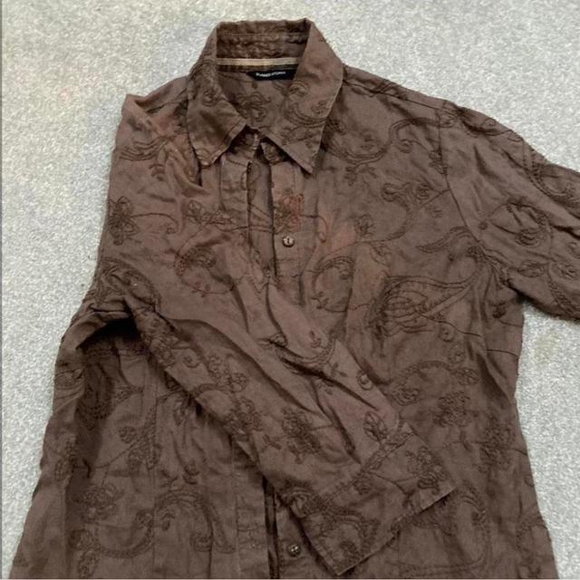 Dunnes Stores Women's Blouse - Brown - 14 on Productcaster.