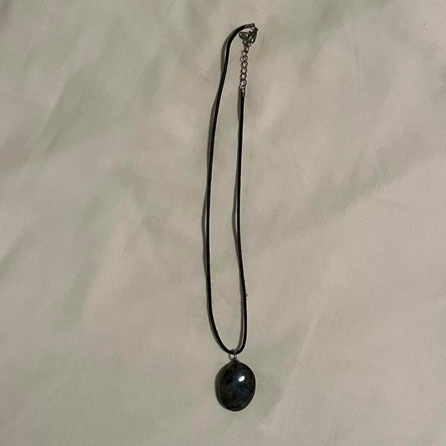 Women's Necklace - Black/Blue on Productcaster.