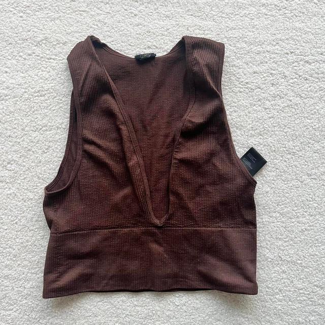 Urban Outfitters Women's Crop top - Brown - M on Productcaster.