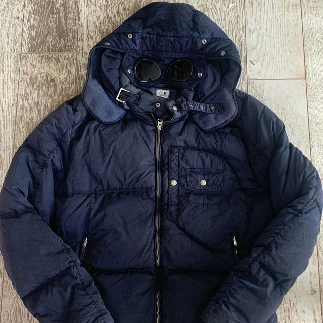 CP Company Men's Coat - Navy - L on Productcaster.